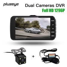 4 0 Inch Ips Screen Car Dvr Recorder 1296p Full Hd Dash Cam Dual Lens Car Black Box Night Vision Auto Camera G Sensor Tachog Car Camera Dashcam Car Electronics