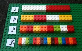 Rythmic Notation Using Lego Genius Teaching Music Music Activities Learn Music
