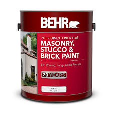 Behr paint remains one of todays top home decor ideas for professional designers and do it yourself home decorators due to their impressive range of high. Interior Exterior Masonry Stucco And Brick Flat Paint Behr