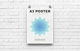Free A3 Poster Mockup Poster Mockup Poster Mockup Psd Graphic Poster