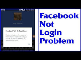 Facebook Will Be Back Soon Error Facebook Not Login Problem Account Facebook Solving Website Maintenance
