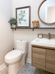 Browse powder room designs and decorating ideas. Wallpapered Boho Modern Powder Room Radiant Home Studio