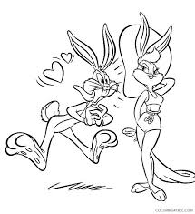 A new legacy will bring together basketball and the looney tunes once more, but the tune squad went through a makeover and now. Bugs Bunny Coloring Pages With Lola Coloring4free Coloring4free Com