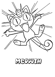Coloring fun for all ages, adults and children. Meowth Pokemon Coloring Page More Pokemon Coloring Sheets On Hellokids Com Pokemon Coloring Pages Pokemon Sketch Pokemon Coloring