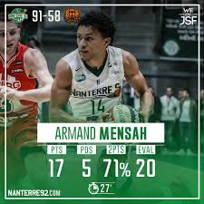 La déception n'est pas collective, elles est dans les 1 pascal donnadieu (entraîneur de nanterre 92) : Nanterre 92 Les Performers Armand Mensah Etait Facebook