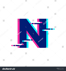 Download a free preview or high quality adobe illustrator ai, eps, pdf and high resolution jpeg versions. N Letter Glitch Style Font Alphabet Stock Vector Royalty Free 1317196031