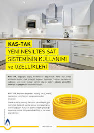 Daire içi tesisat (kalorifer, doğalgaz). Kastak Daire Ici Dogalgaz Tesisati Kullanim Brosuru Kas Vana Flex Hortum Pprc