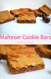 Malteser Cookie Bars Lights Camera Bake Addictive Baking Desserts Sweet Treat Recipes Recipe Dark Chocolate Recipes Baking Baking Recipes