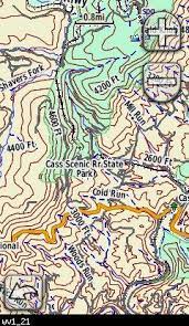 West Virginia Elevation Map West Virginia Topo Garmin Compatible Map - Gpsfiledepot