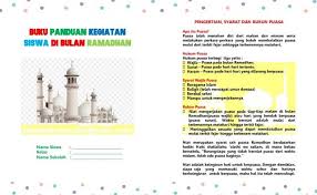 Buku Panduan Siswa Di Bulan Ramadhan Di 2020 Buku Sekolah Dasar Belajar