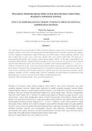But stress may actually be the cause. Https Journal Uii Ac Id Intervensipsikologi Article View 3947 3525