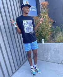 Son of bree purganan and marcus green. Jalen Green And Mikey Williams Wear Mixed Emotion Blue Feelings Fleece Shorts Donovan Moore Fashion Book