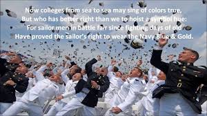 Navy Blue And Gold Alma Mater Song Lyrics Us Midshipmen Glee Club Choir Naval Academy Military Photography United States Naval Academy