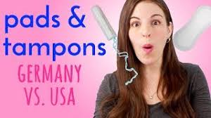 Discreet / everyday sanitary pads deo water lily multiform 100 pcs. Pads Tampons Differences In Germany Vs Usa Youtube