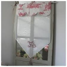 Brise Bise Rideau Toile De Jouy Et Cantonniere Deco Cosy Rideaux Idee Rideaux Rideaux Shabby Chic