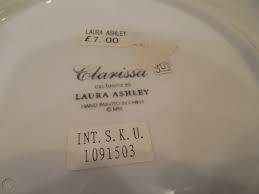 Set of four laura ashley sophia red & white floral coffee/tea cups and saucers. Laura Ashley Clarissa Hand Painted China Salad Dessert Luncheon Plate 8 5 New 1727930632