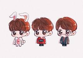 Jk Bts Chibi Bts Chibi Bts Fanart