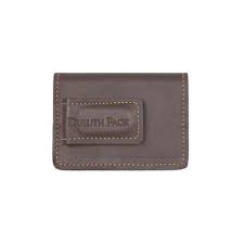 A money clip wallet is designed like a bifold wallet but include a money clip instead of a bill compartment. Duluth Pack Money Clip Hold All