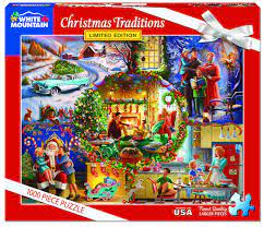 Maybe you would like to learn more about one of these? White Mountain Puzzles Christmas Traditions 1000 Piece Jigsaw Puzzle Amazon Com Au Toys Games