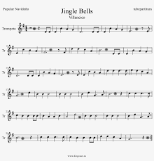 The most common trumpet floral skirt material is glass. Tubescore Jingle Bells For Trumpet Traditional Christmas Jingle Bells Partitura Violin Transparent Png 1592x1600 Free Download On Nicepng