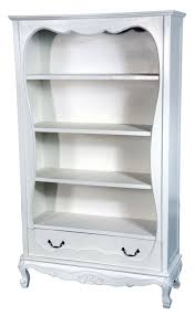 French Boudoir Provence Painted Shabby Chic Large Antique White Bookcase Shabby Chic Bookcase Bookcase White Shabby Chic