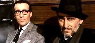 Tubby and Roy Castle from the Dr Terror's House of Horrors movie. Perhaps a  few drinks consumed during the takes!