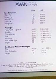Avani sepang gold coast resort which is formerly known as golden palm tree iconic resort & spa is a place of accommodation located near the sepang coastline. Extremely Expensive Spa Packages Picture Of Avani Sepang Goldcoast Resort Sungai Pelek Tripadvisor