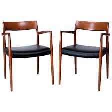 Pair Of Niels Moller Arm Chairs Furniture Design Modern Danish Furniture Design Scandinavian Furniture Design