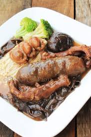 Braised Sea Cucumber With Abalone Duck Feet And Mushrooms In Superior Stock Abalone Recipe Sea Cucumber Recipe Braised