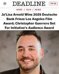 Reprogrammed won! Thank you for all of your support. Also, my first  Deadline Article. CRAZY! Thank you to the other amazing filmmakers and my  fantastic team! Thank you to @deutschebank @friezeofficial and @