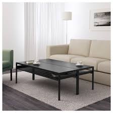 Nyboda Coffee Table W Reversible Table Top Black Beige Ikea Coffee Table Ikea Side Table Ikea Lack Side Table