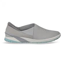 Sneakers Womens Ecco Biom Life Lea Slip On Shoes Concrete Kendo Valencia