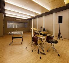 Delution Hosts Music And Ballet Studios Inside The Equalizer In Indonesia Music Room Design Music Studio Room Industrial Kitchen Design