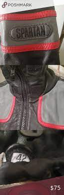 Spartan Leather Motorcycle Jacket Euc In 2020 Leather Motorcycle Jacket Motorcycle Jacket Leather