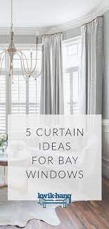 3.1 ideas to accentuate the beauty of bay windows. 5 Curtain Ideas For Bay Windows Curtains Up Blog Window Treatments Living Room Window Curtains Living Room Bay Window Curtains Living Room