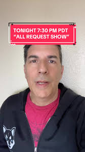 7:30PM PDT “All Request Show” live and Unplugged tonight tonight  #GlobalFamily Make sure to follow and please share this post. See you  tonight :-)