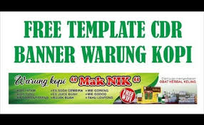 Contoh spanduk selamat datang (welcome banner). Free Template Banner Spanduk Warung Kopi Full Editable Dengan Corel Draw Cute766