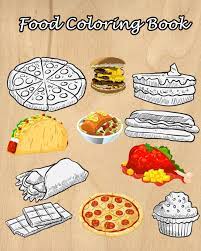 The nature coloring pages on this website would also make great scout or summer camp activity when you are out there in nature itself! Food Coloring Book Easy Coloring Pages For Little Hands With Thick Lines Fun Early Learning Super Cute Food Dessert Daisy Pumpkin 9781720624455 Amazon Com Books