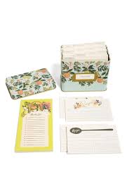 Notepad Recipe Cards Recipe Box Set Recipe Card Boxes Note Pad Recipe Cards