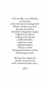 It Hit Me Like A Ton Of Bricks I Miss You More Quotes Me Quotes