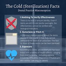 The Cold Sterilization Facts Dental Practice Misconception Dental Practice Dental Facts