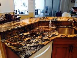 Granite Tiger Countertop Ideas Finished Jobs Kitchen Island With Seating Granite Granite Countertops