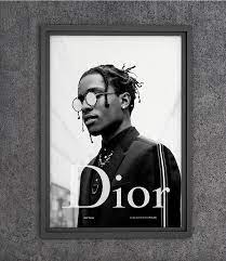 Poster asap rocky dior music rap hip hop asap artwork music poster print wall art film cinema print poster gifts home decor no frame thelabprint 3.5 out of 5 stars (17) sale price $12.53 $ 12.53 $ 20.89 original price $20.89 (40%. Asap Rocky Dior Poster Asap Rocky Print Dior Print Dior Etsy In 2021 Wall Art Black And White Posters Poster Prints