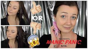 I just tried this product and it is great. Manic Panic Does It Work On Dark Hair Youtube