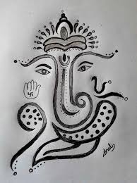 2019 Started With Vinayagar Drawing My Drawing My Drawings Drawings Drawing Sketches