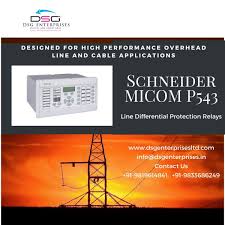 Schneider Micom P543 Line Differential Protection Numerical Relay Relay Protection Schneider