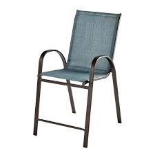 Embrace modern kitchen seating with bar stools & counter height stools. Stylewell Mix And Match Stack Sling Balcony Height Outdoor Patio Dining Chair In Conley Denim Blue Fcs01181 Lblu The Home Depot