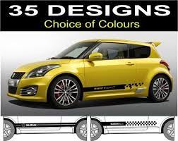 Suzuki Swift Side Stripe Decals Fit All Suzuki Swift Ebay Autos Y Motos Autos Automoviles
