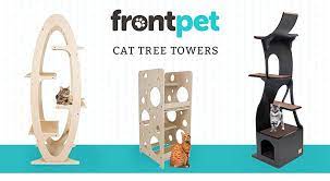 amazon com frontpet apex cat tree tower 23 l x 23 w x 68 h modern cat tower designer cat furnitu cat furniture design modern cat tower cat furniture