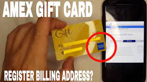 If you're purchasing an item that is equal or lower value than your amex gift card, don't worry about the steps below and just purchase the item. How To Register Billing Address On American Express Amex Gift Card Youtube